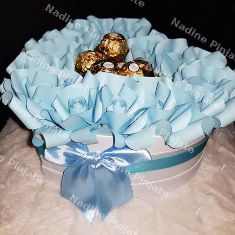 Flower in Box - Sweet Hearts Box