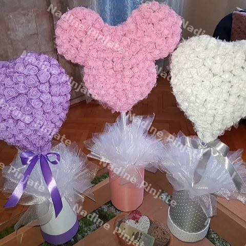 Flower in Box - Sweet Hearts Box