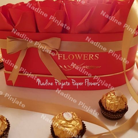 Flower in Box - Sweet Hearts Box