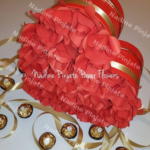 Flower in Box - Sweet Hearts Box