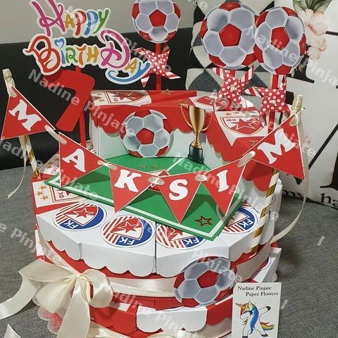 Torte od kartona crvena zvezda