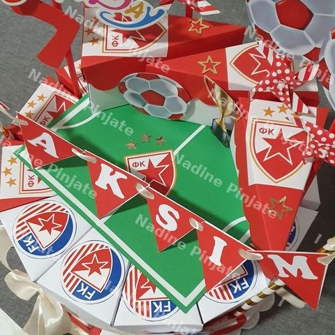 Torte od kartona crvena zvezda
