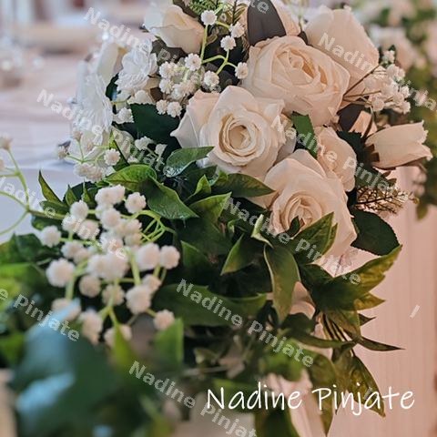 Dekoracija stolova za svadbe - nadine pinjate 1