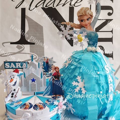 Frozen Elsa torta od kartona - nadine pinjate