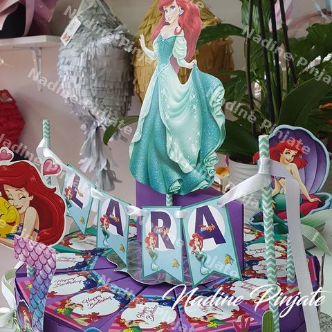 Nadine-Pinjate-Torte-od-kartona-Ariel-Mala-Sirena