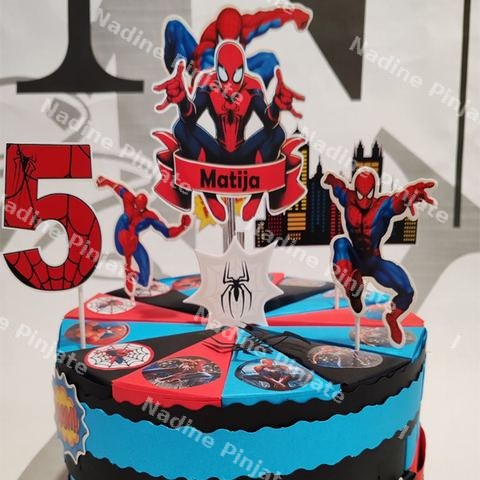 Spiderman torta od kartona - Nadine Pinjate