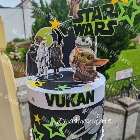 Star Wars 1 torta od kartona - nadine pinjate