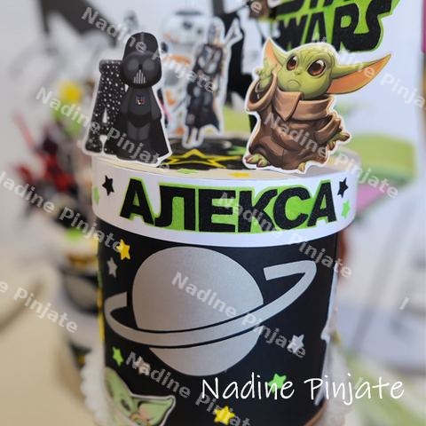 Star Wars pinjate i torte od kartona - Nadine Pinjate 1
