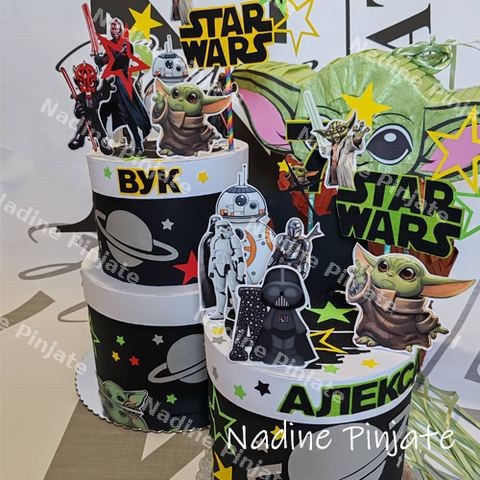 Star Wars pinjate i torte od kartona - Nadine Pinjate 2