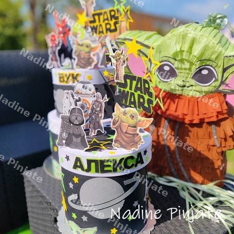 Star Wars pinjate i torte od kartona - Nadine Pinjate