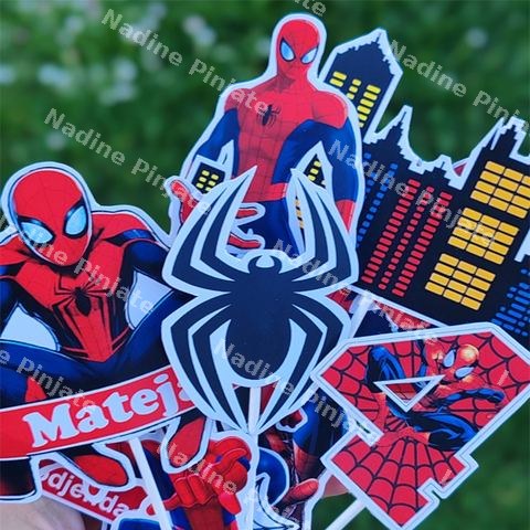 Toperi za torte Spiderman - Nadine Pinjate
