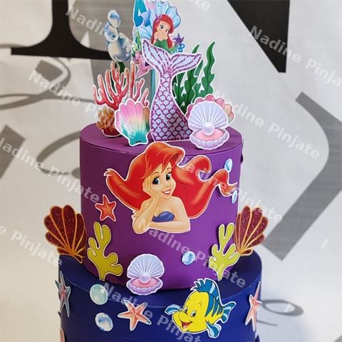 Torta od kartona mala sirena - Nadine Pinjate.png 2