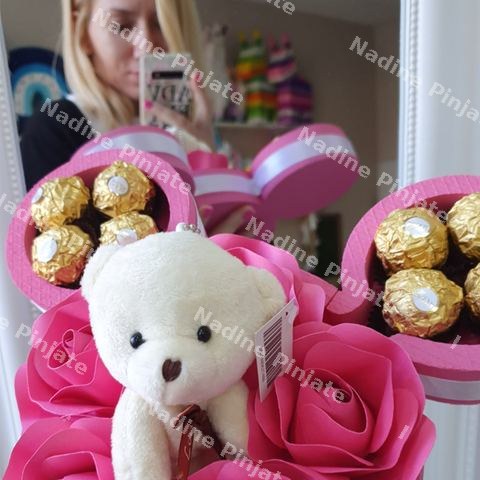 Box Flowers Minnie Mouse