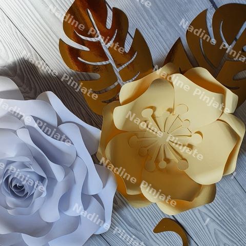 Dekoracija zidova - Paper Flowers - Nadine Pinjate (3)
