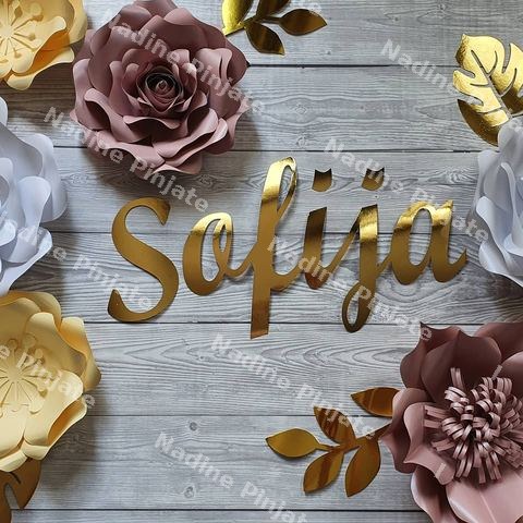 Dekoracija zidova - Paper Flowers - Nadine Pinjate (4)